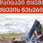 განსაკუთრებული სიფრთხილე გამოიჩინეთ - ეროვნული სატყეო სააგენტო მოსახლეობას ტემპერატურის მატების ფონზე ტყეში ხანძრების გაჩენის რისკის შესახებ აფრთხილებს