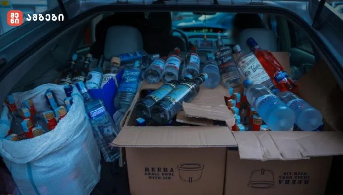 რუსთავში, დაცვის კომპანია „ალგანი“-ს ოფისში ამზადებდნენ ბრენდული დასახელების არყებს - დაკავებულია 2 პირი