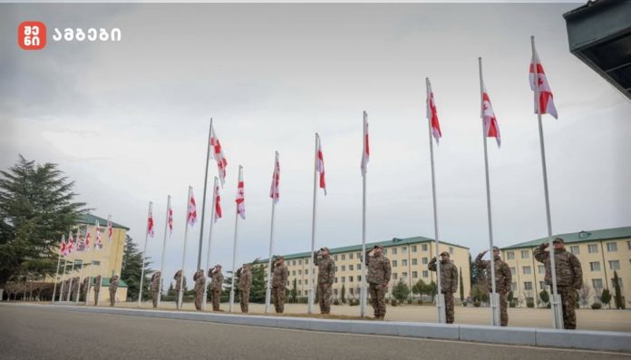თავდაცვის ძალებში სახელმწიფო დროშის დღე აღინიშნა