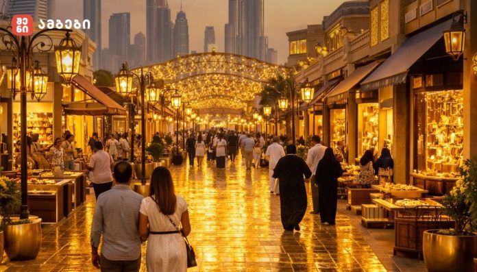 დუბაიში ახალი ტურისტული პროექტი: „ოქროს ქუჩის“ გახსნა იგეგმება