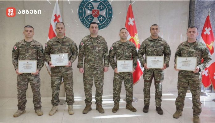 თავდაცვის ძალების საუკეთესო სამხედროები დააჯილდოვეს