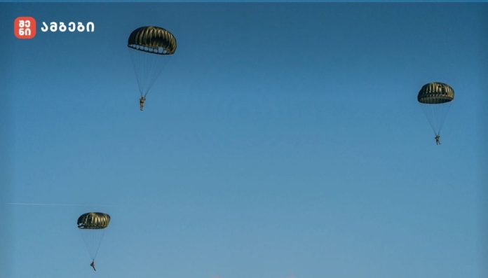 რეინჯერთა საპარაშუტო მომზადების კურსი დასრულდა