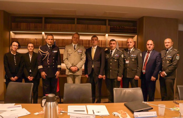 საქართველოს თავდაცვის მინისტრის პირველი მოადგილე სამუშაო ვიზიტით საფრანგეთის რესპუბლიკაში ქართულ-ფრანგული სტრატეგიული დიალოგის ფორმატში იმყოფებოდა