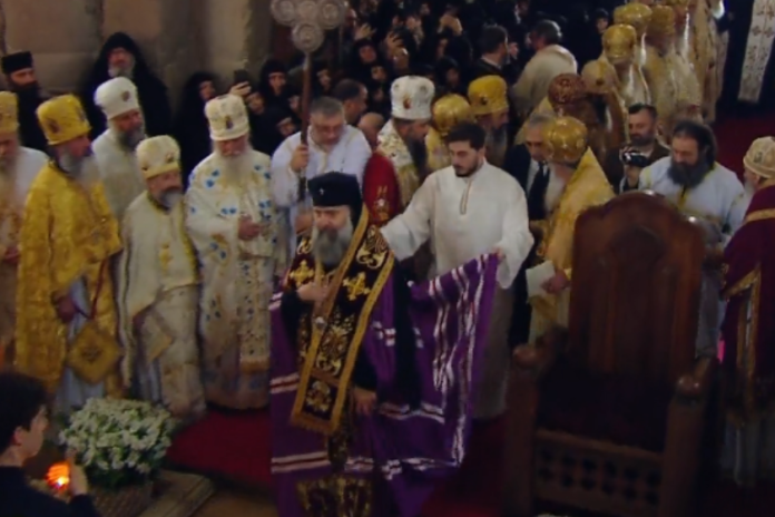 ისტორიული დღის პირდაპირი ეთერი სვეტიცხოვლიდან - შიო მესამის ინტრონიზაცია