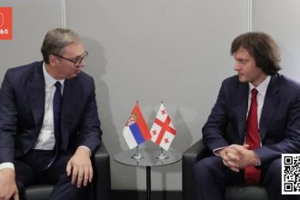 გაეროს სხდომის კულისებში: ვუჩიჩი და კობახიძე თბილისში სერბეთის საელჩოსა და პირდაპირი ავიარეისის გახსნაზე შეთანხმდნენ — photo: primetime.ge