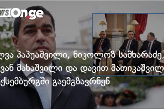 საქართველოს პარლამენტის დელეგაცია ლუქსემბურგს სტუმრობს — photo: on.ge