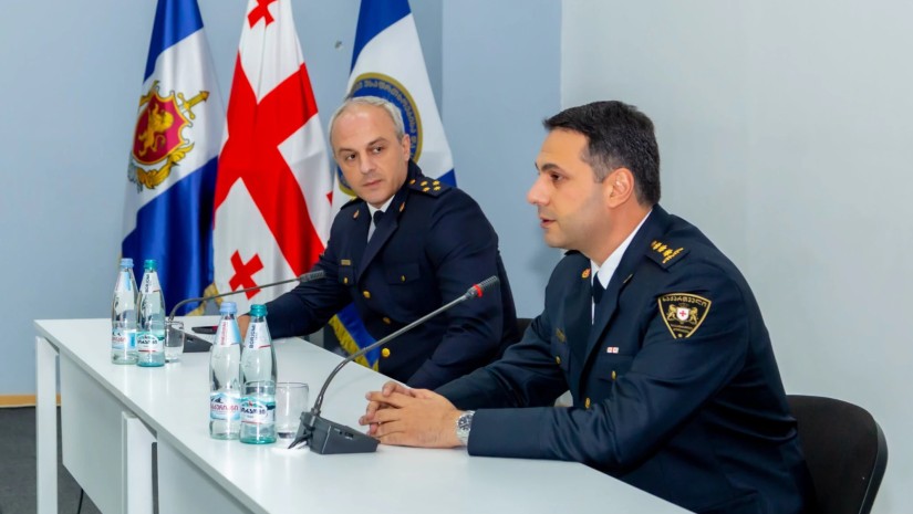პოლიციის აკადემიის მომავალი კადრები საპატრულო პოლიციის ხელმძღვანელს შეხვდნენ — photo: primetime.ge