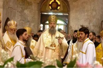 პატრიარქი შიო III მარტვილში ჭყონდიდელობის დღესასწაულს პირველად ზეიმობს — photo: primetime.ge