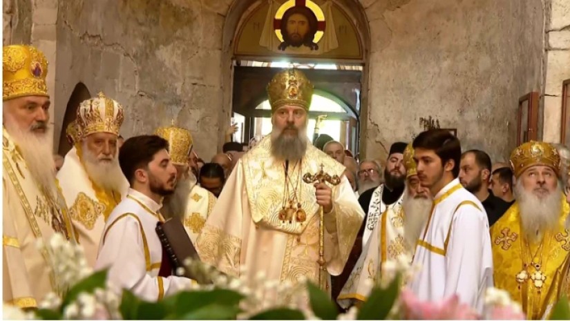 პატრიარქი შიო III მარტვილში ჭყონდიდელობის დღესასწაულს პირველად ზეიმობს — photo: primetime.ge