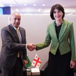 საქართველოს საგარეო მინისტრი GCC-ის მეთაურს ნიუ-იორკში შეხვდა — photo: www.interpressnews.ge