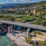 არაგვის ხიდი ამოქმედდა — ახალი ხიდი წელს გაიხსნება — photo: primetime.ge