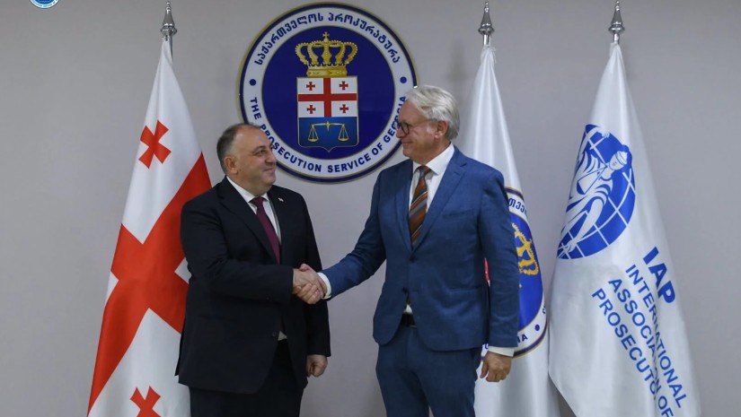 საქართველოს გენერალური პროკურორი IAP-ის ხელმძღვანელს შეხვდა — რეგიონული კონფერენციის ჩატარება განიხილება — photo: primetime.ge