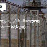 საქართველოს ციხეები გადაჭედვის პირას: სტატისტიკური სურათი 2026 წელს — photo: on.ge