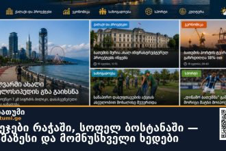 კოტეჯები რაჭაში, სოფელ ბოსტანაში — ულამაზესი და მომნუსხველი ხედები