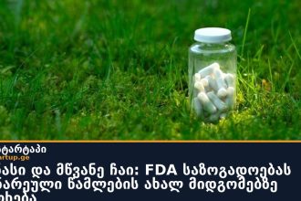 ანანასი და მწვანე ჩაი: FDA საზოგადოებას მცენარეული წამლების ახალ მიდგომებზე ეკითხება