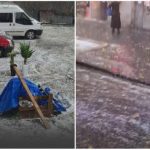 სეტყვა თბილისსა და რეგიონებში ძლიერი წვიმის შემდეგ