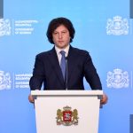 კობახიძე მთავრობის ადმინისტრაციაში ბრიფინგი ჩაატარა