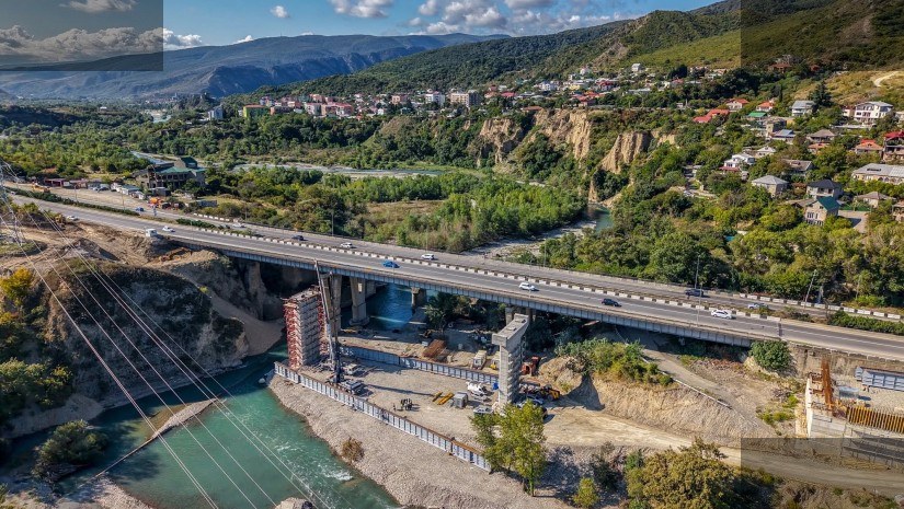 არაგვის ხიდზე სამუშაოები დასრულდა