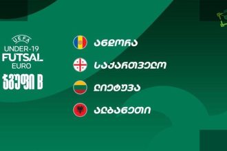 U-19 ფუტსალი | საქართველო ლიეტუვაში იწყებს კვალიფიკაციას