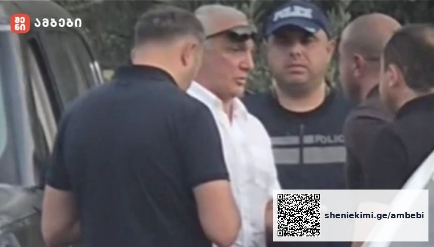 სამართალდამცველები თამაზ ელიზბარაშვილის ავტომობილს ჩხრეკენ