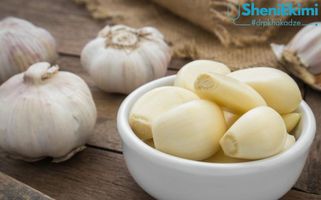 ნიორი - შაქრისა და ქოლესტერინის დონე