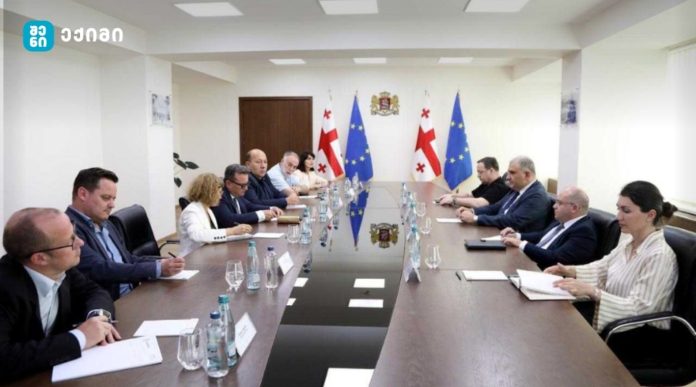 მიხეილ სარჯველაძე ევროპის პროფესიული კავშირების კონფედერაციის (ETUC) წარმომადგენლებს შეხვდა