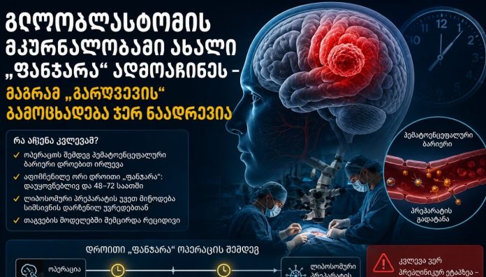 გლიობლასტომის მკურნალობაში ახალი „ფანჯარა“ აღმოაჩინეს — მაგრამ „გარღვევის“ გამოცხადება ჯერ ნაადრევია