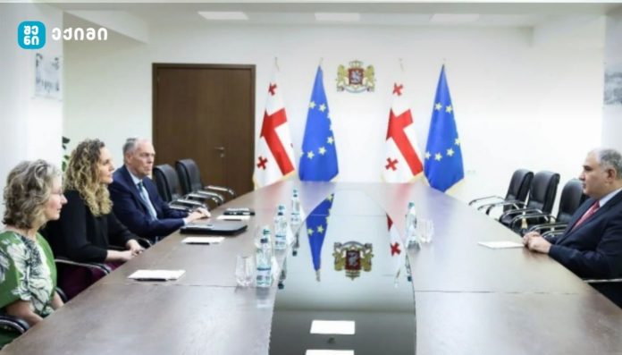 მიხეილ სარჯველაძე „სტრილინგის ფონდის“ ახლო აღმოსავლეთისა და ევროპის დირექტორს შეხვდა -  უწყების ხელმძღვანელმა ბრიტნი სტირლინგს ჯანდაცვის მიმართულებით, ქვეყანაში მიმდინარე რეფორმები გააცნო