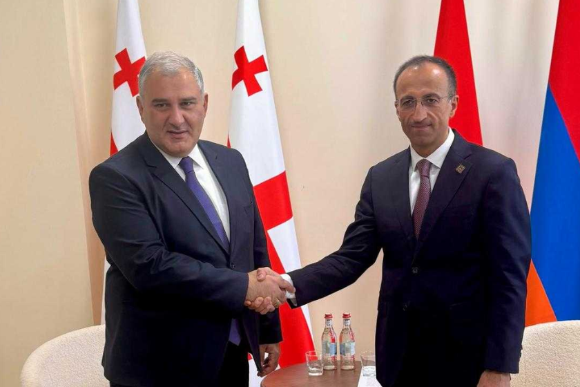 მიხეილ სარჯველაძე სომხეთში ოფიციალური ვიზიტით იმყოფება