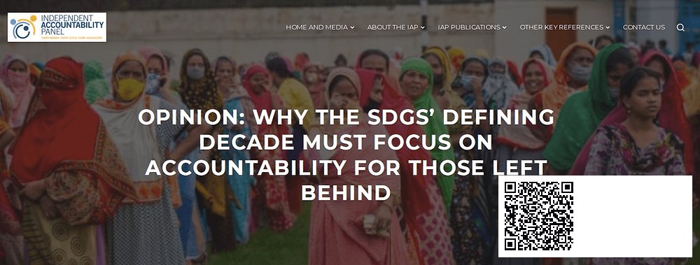 OPINION: WHY THE SDGS’ DEFINING DECADE MUST FOCUS ON ACCOUNTABILITY FOR THOSE LEFT BEHIND | sheniekimi.ge | შენი ექიმი