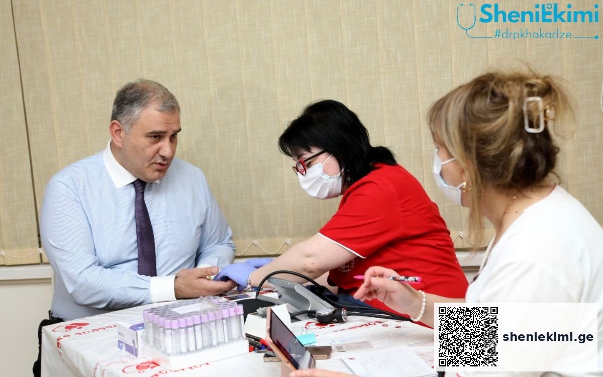 ჯანდაცვის სამინისტროს ინიციატივით, სისხლის უანგარო დონაციის აქცია გაიმართა | sheniekimi.ge | შენი ექიმი