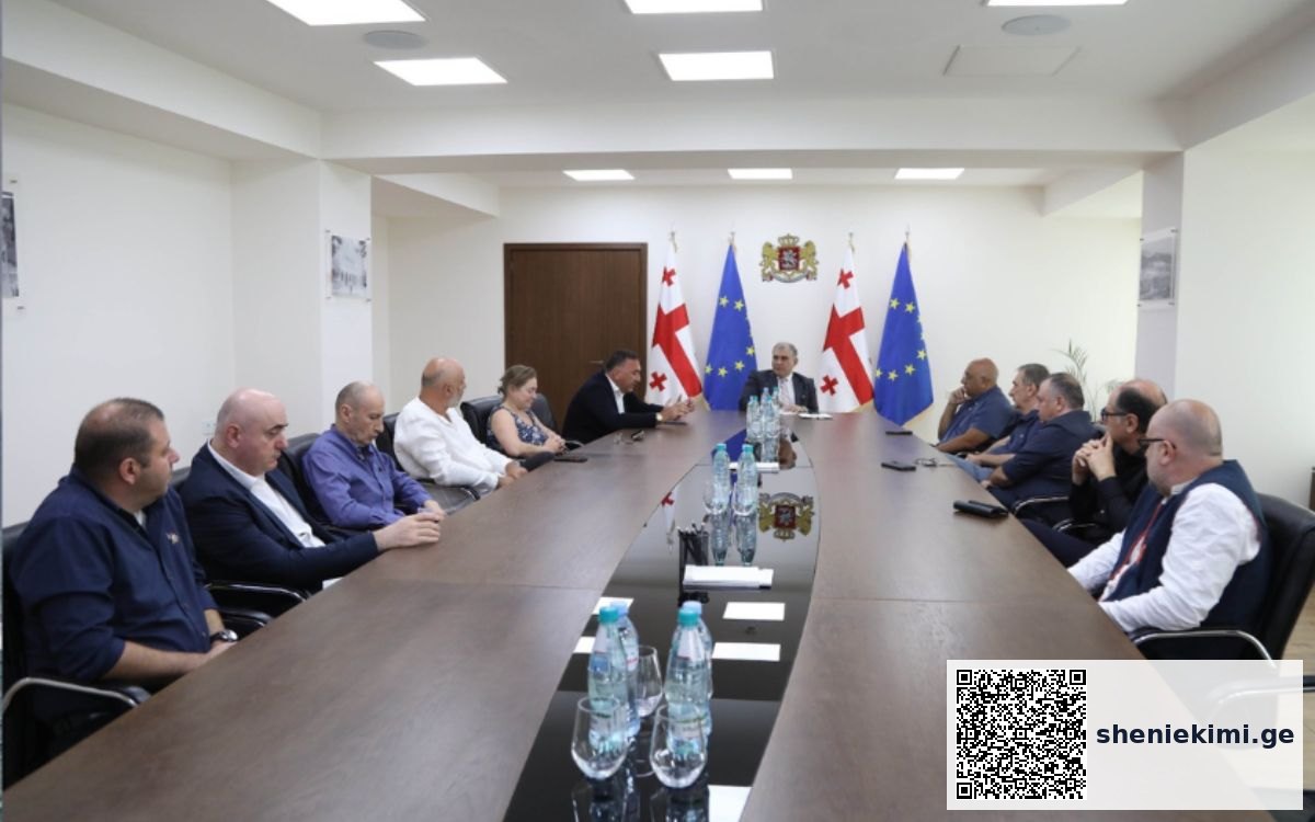 მიხეილ სარჯველაძე ოტორინოლარინგოლოგთა ასოციაციის წევრებს შეხვდა | sheniekimi.ge | შენი ექიმი