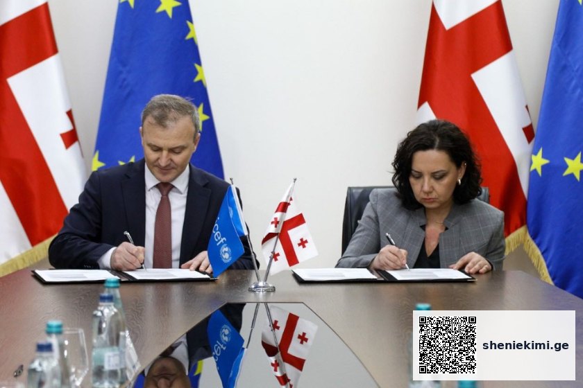 ირინე წაქაძემ ალექსანდრუ ნარტეას მადლობა გადაუხადა UNICEF-თან მრავალწლიანი თანამშრომლობის, მხარდაჭერისა და საქართველოში ბავშვთა დაცვის სისტემის გაძლიერებაში შეტანილი წვლილისთვის | sheniekimi.ge | შენი ექიმი