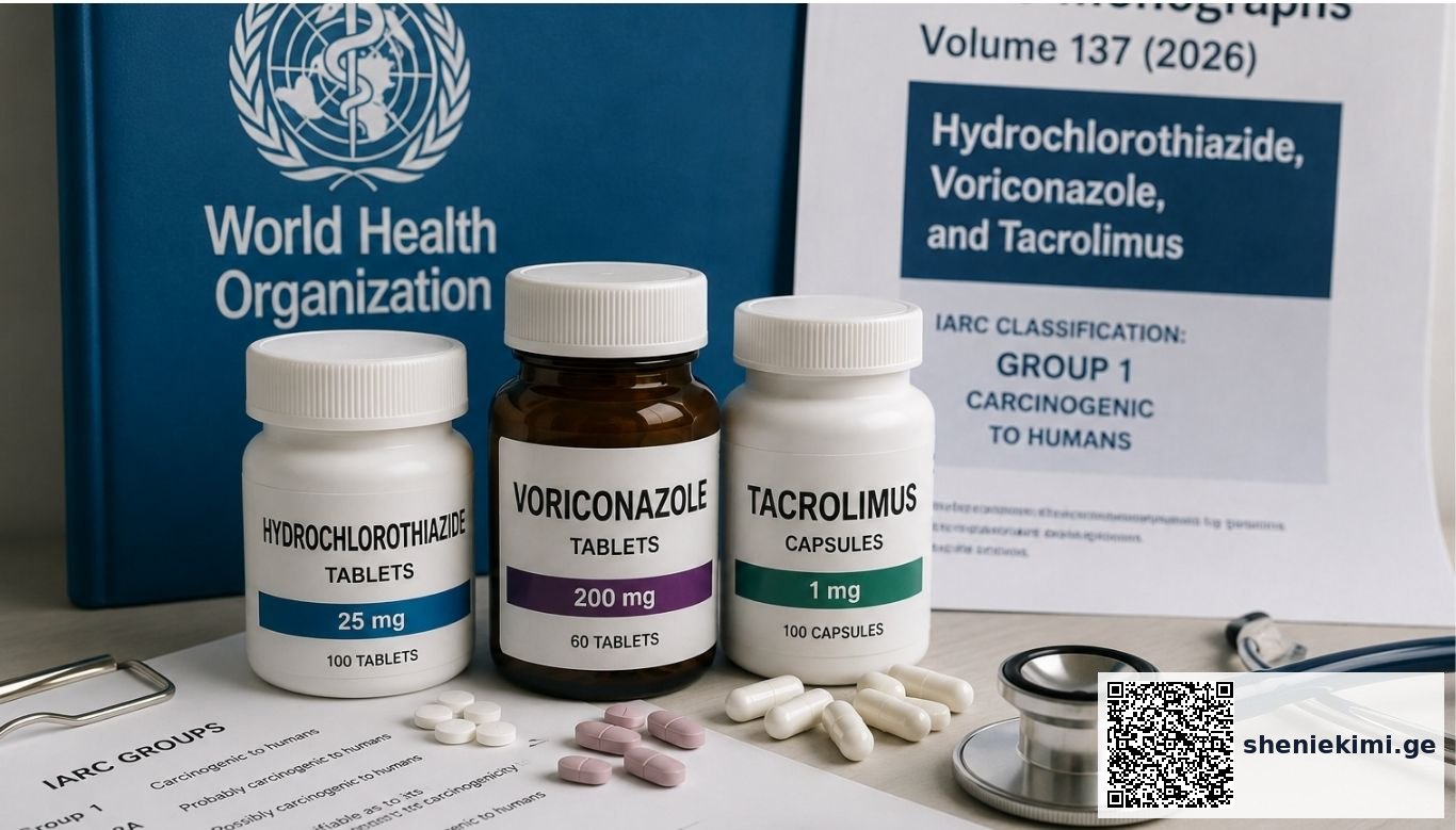 WHO/IARC-მა სამი ფართოდ გამოყენებული პრეპარატი ადამიანისთვის კანცეროგენების (Group 1) ჯგუფში შეიყვანა — რას ნიშნავს ეს რეალურად? | sheniekimi.ge | შენი ექიმი